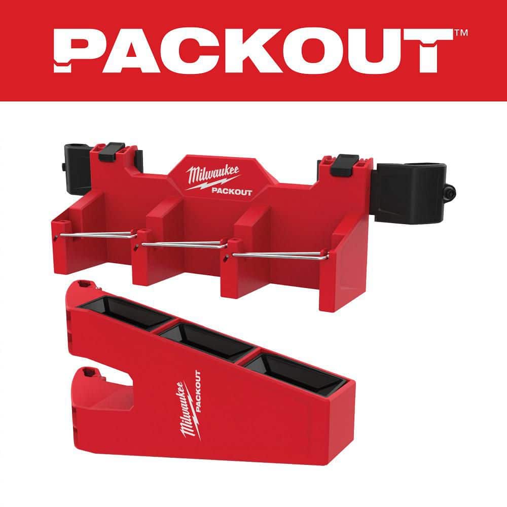 Milwaukee PACKOUT Long Tool Holder Tool Box Rack Attachment