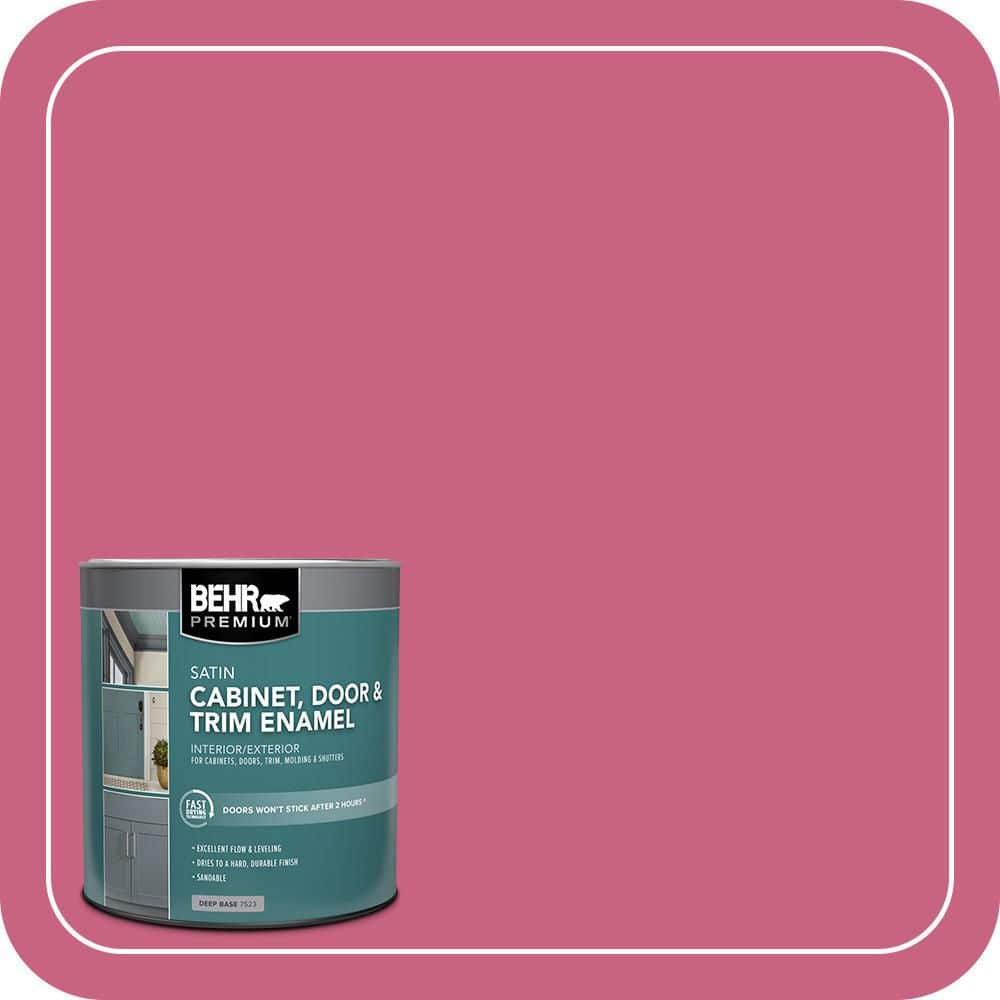 BEHR PREMIUM 1 qt. #P130-6 Ballerina Tutu Satin Enamel Interior/Exterior Cabinet, Door & Trim Paint (1)