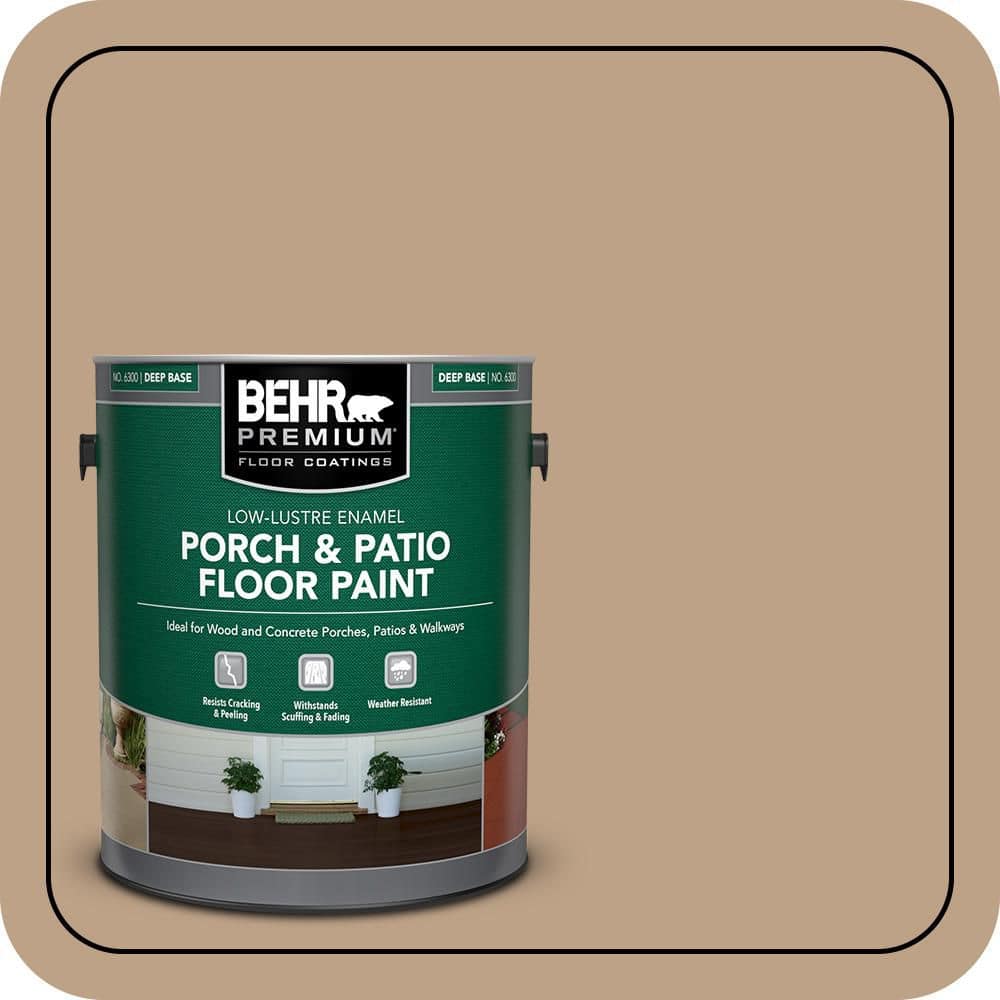 BEHR PREMIUM #PPU4-05 Textured Low-Lustre Enamel Interior/Exterior Porch and Patio Anti-Slip Floor Paint (1)