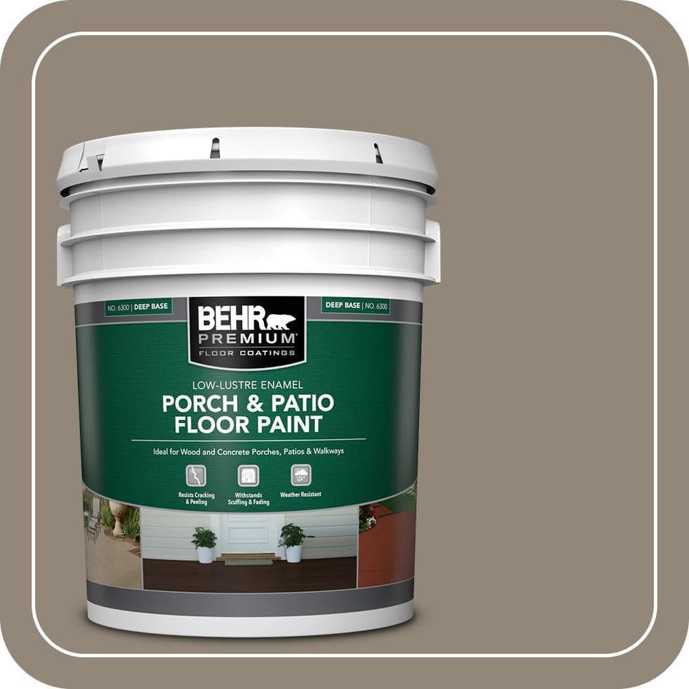 BEHR PREMIUM #ECC-25-1 Low-Lustre Enamel Interior/Exterior Porch and Patio Floor Paint (1)