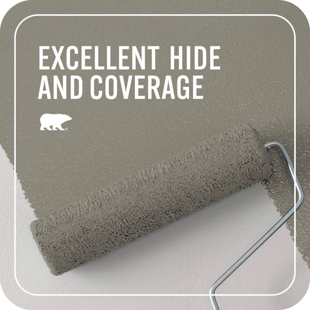 BEHR PREMIUM PLUS #790D-5 Squirrel Flat EcoMix Plant-Based & Primer (2)