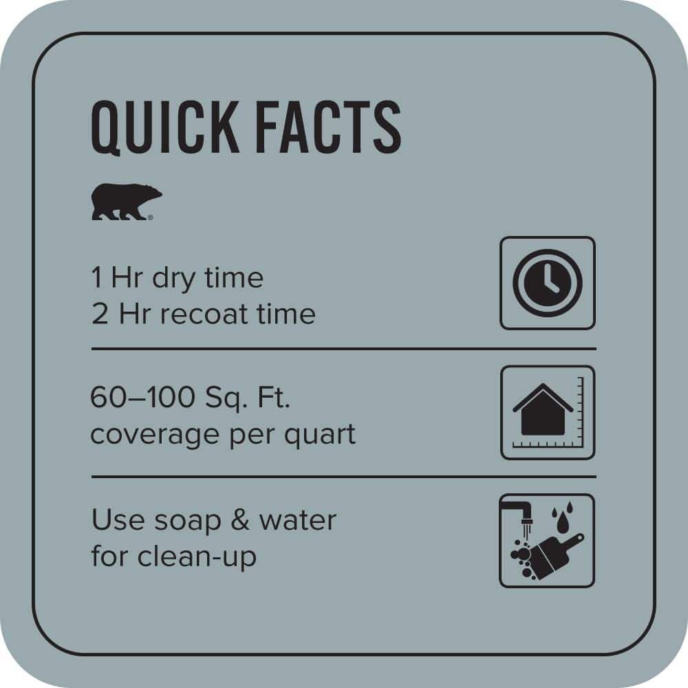 BEHR PREMIUM PLUS #N470-4 NorWester Enamel EcoMix Plant-Based & Primer (3)