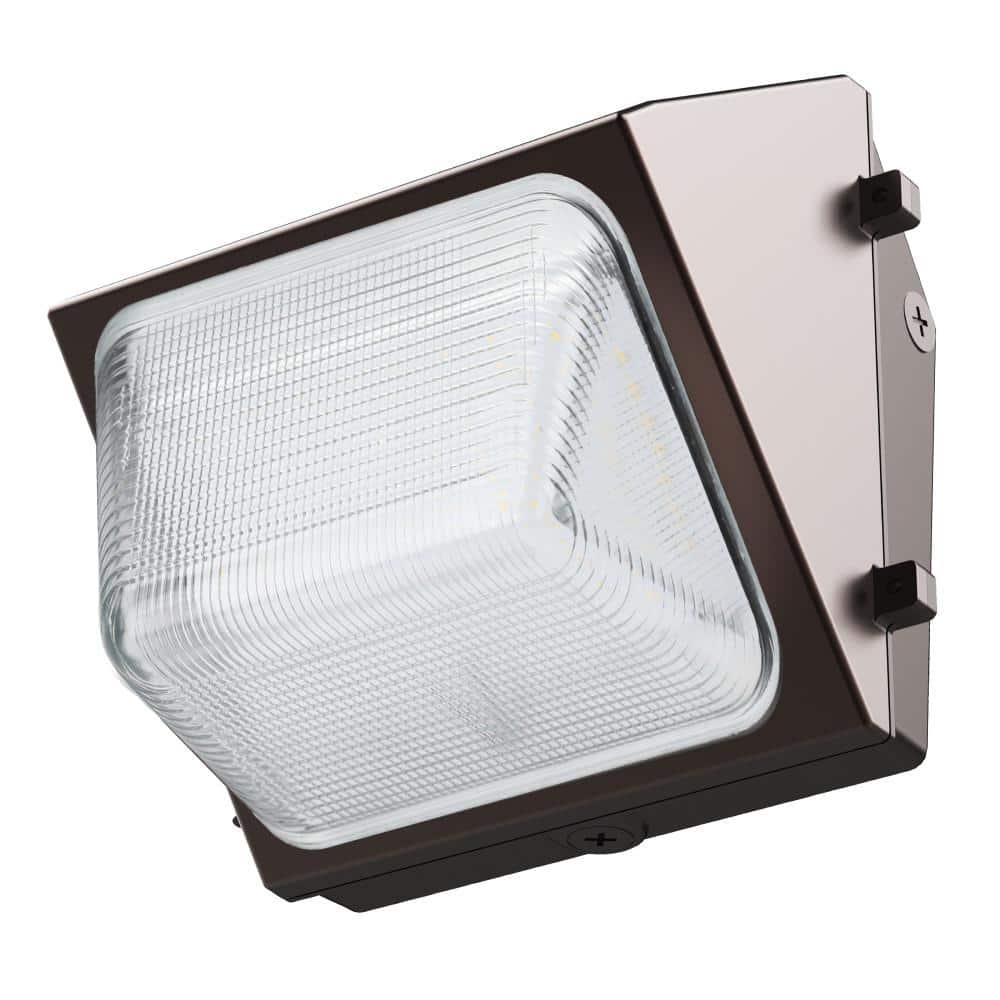 Feit Electric 4000 Lumen Integrated LED Bronze Dusk to Dawn  Commercial Wall Pack Light, 4000K (2)