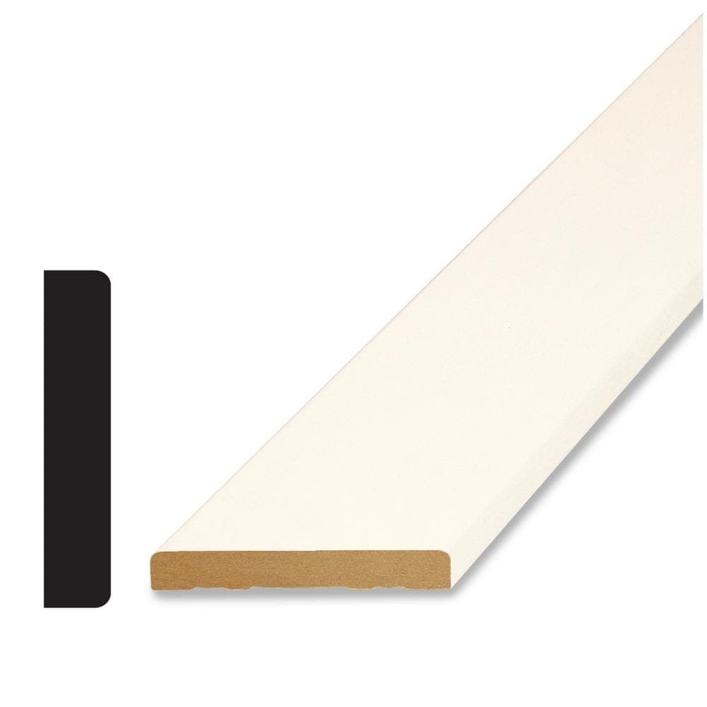 HOUSE OF FARA 11/16 in. D x 2-1/4 in. W x 84 in. L Primed Pine Wood PFJ Casing Moulding