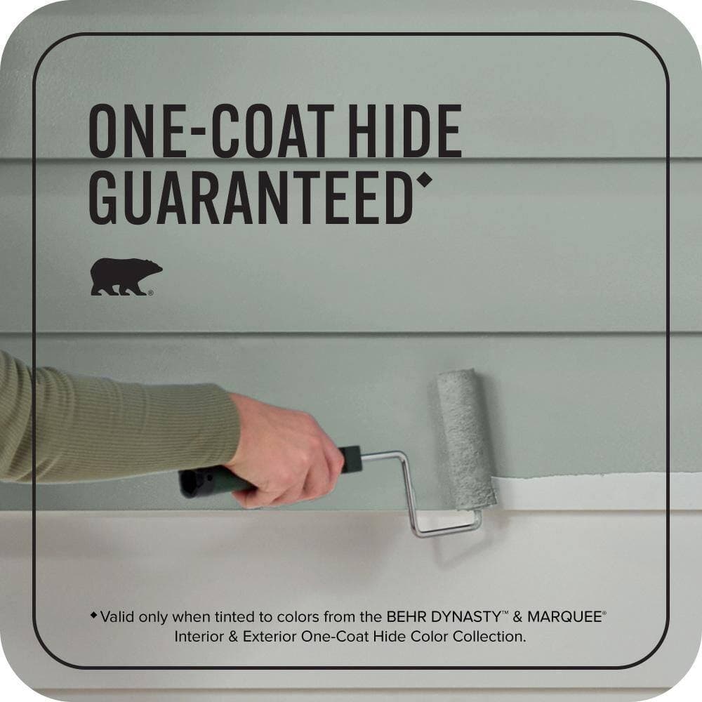 BEHR MARQUEE 1 qt. #N410-4 Natures Gift Semi-Gloss Enamel Exterior Paint & Primer (3)