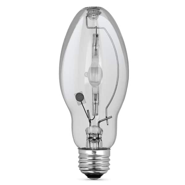 Feit Electric 100-Watt ED17 Shape Clear Metal Halide High Intensity Discharge E26 Medium Base HID Light Bulb (1-Pack)