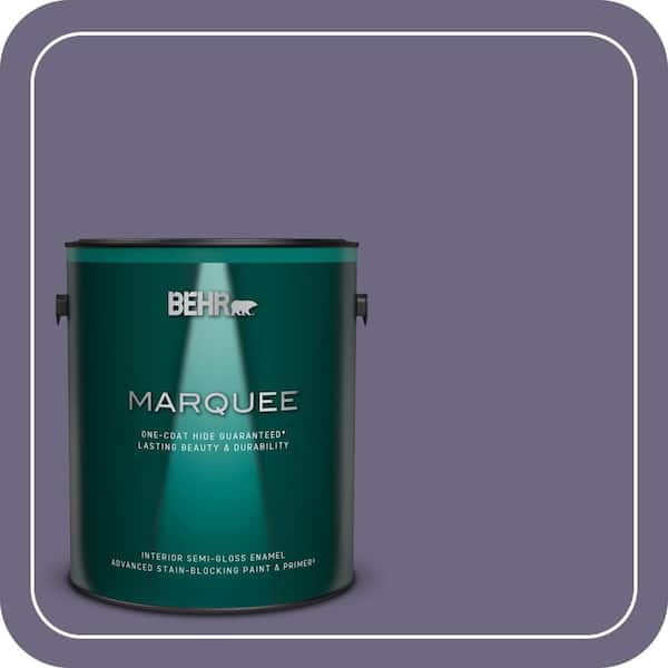 BEHR MARQUEE 1 gal. #S570-6 New Orleans One-Coat Hide Semi-Gloss Enamel Interior Paint & Primer (2)