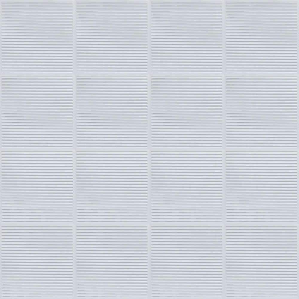 FROM PLAIN TO BEAUTIFUL IN HOURS 251 Economy Gloss White 2 ft. x 2 ft. PVC Lay-in Faux Tin Ceiling Tile (40 sq. ft./case) (2)