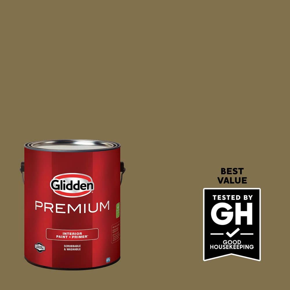 Glidden Premium 1 gal. PPG1104-7 Outrigger Semi-Gloss Interior Latex Paint
