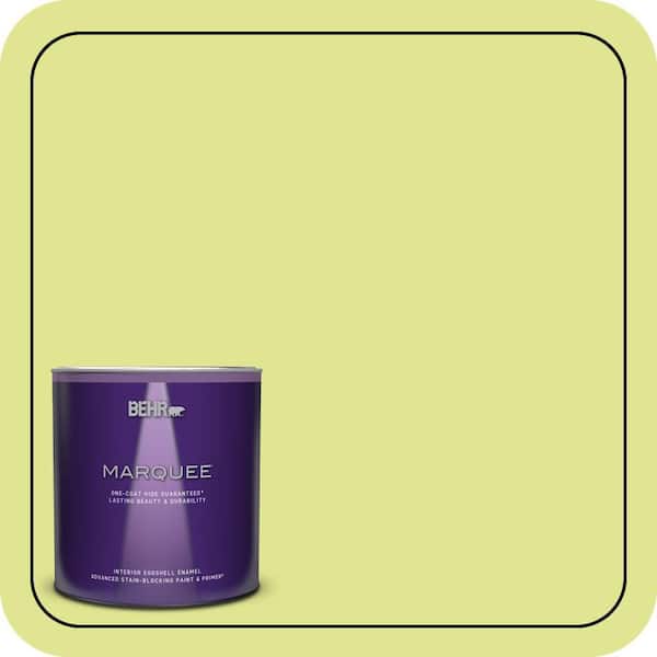 BEHR PREMIUM PLUS #410A-3 Honeydew Enamel Low Odor & Primer (2)