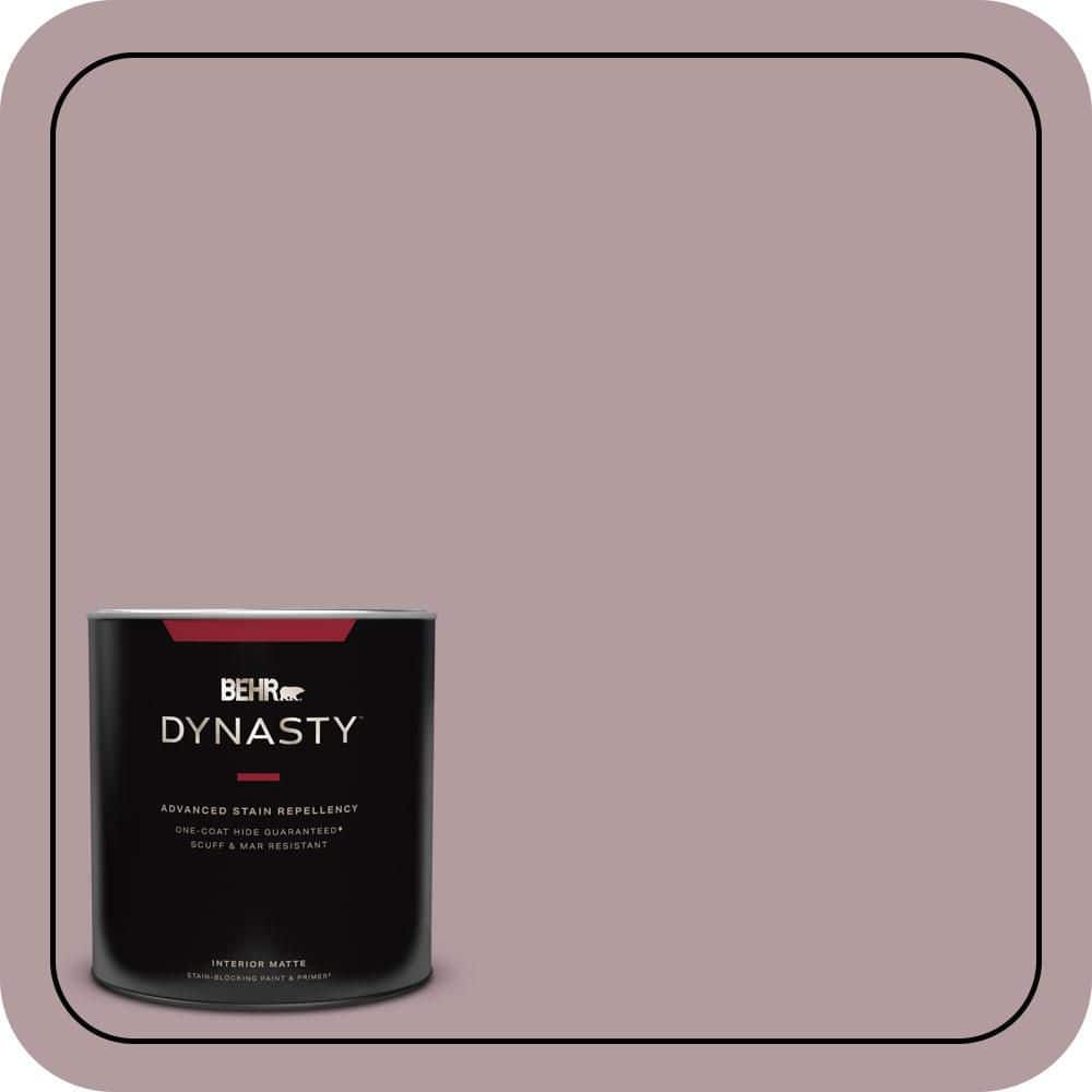 BEHR DYNASTY 1 qt. #N120-4 Roaring Twenties One-Coat Hide Matte Interior Stain-Blocking Paint and Primer