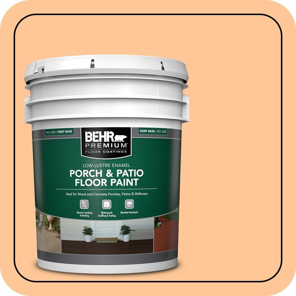 BEHR PREMIUM #P230-4 Textured Low-Lustre Enamel Interior/Exterior Porch and Patio Anti-Slip Floor Paint (1)