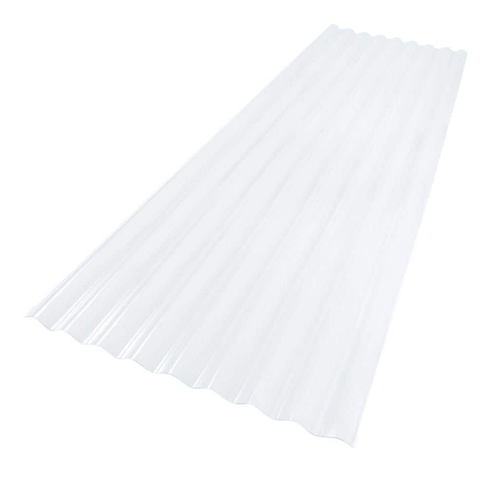 Palruf 2.2 ft. x 8 ft. Corrugated PVC Roof Panel in Green (1)