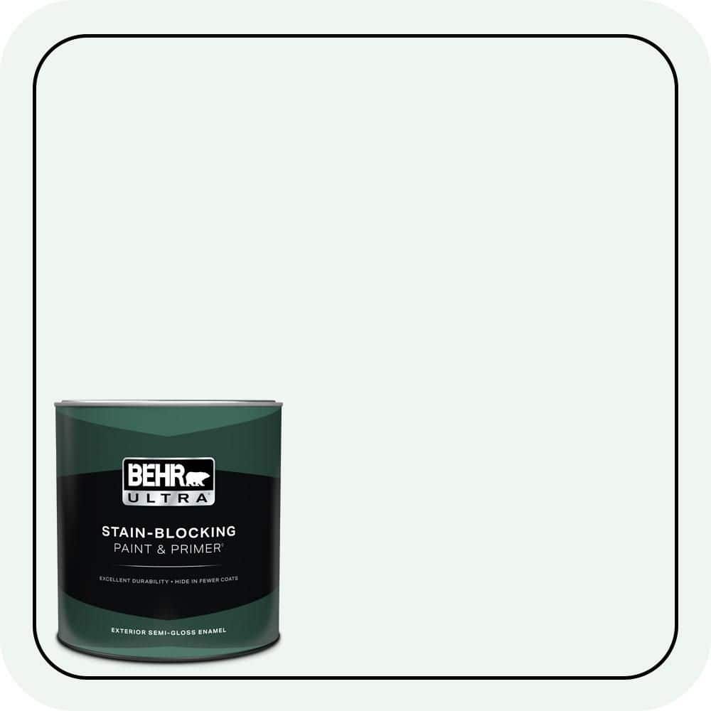 BEHR ULTRA 1 qt. #T13-14 Heavy Sugar Semi-Gloss Enamel Exterior Paint & Primer