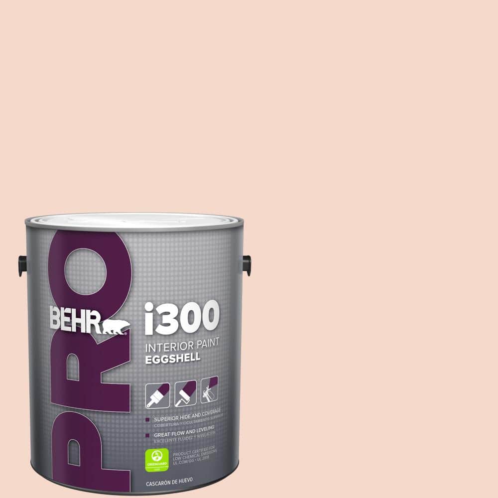 BEHR PRO 1 gal. #M190-1 Pink Sea Salt Eggshell Interior Paint