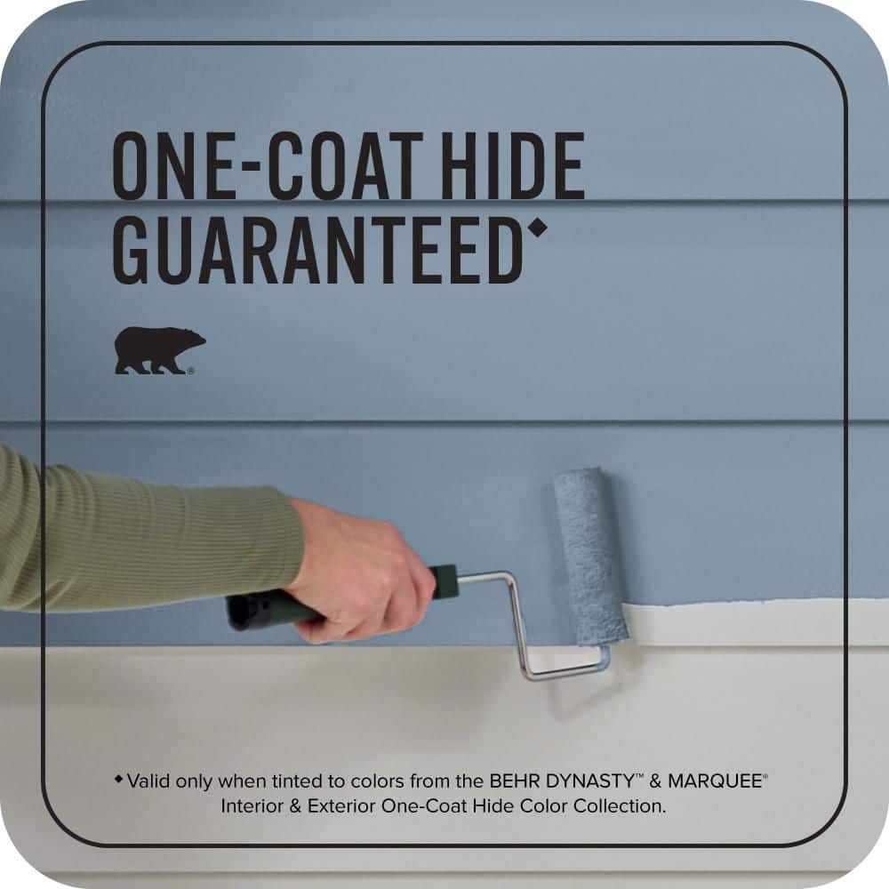 BEHR MARQUEE 5 gal. #S510-4 Jean Jacket Blue Satin Enamel Exterior Paint & Primer (3)