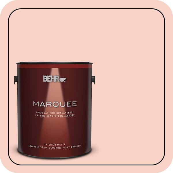 BEHR PREMIUM PLUS #210C-2 Demure Pink Enamel Low Odor & Primer (4)