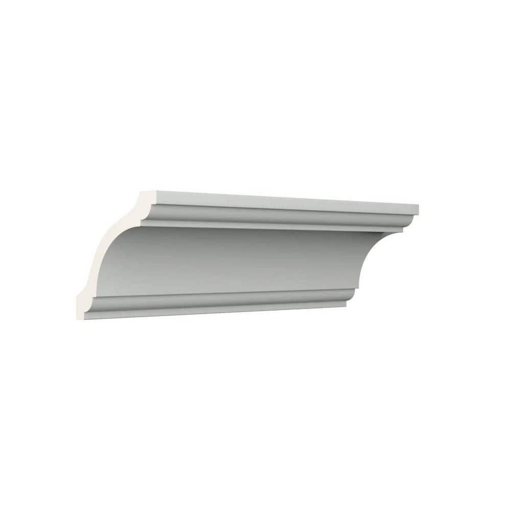 Ekena Millwork Maisie 3.5 in. D x 5 in. W x 96 in. L Polyurethane Crown Moulding (2)