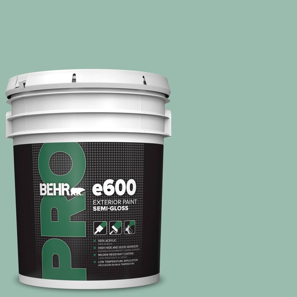 BEHR PRO 5 gal. #M430-4 Sunstone Semi-Gloss Exterior Paint