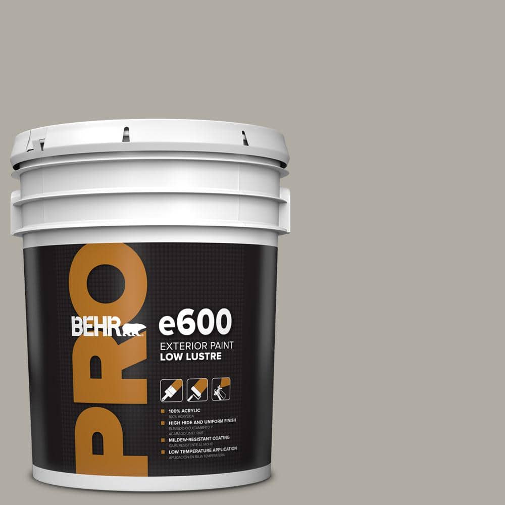 BEHR PRO 5 gal. #HDC-NT-09G Stingray Gray Low Luster Exterior Paint