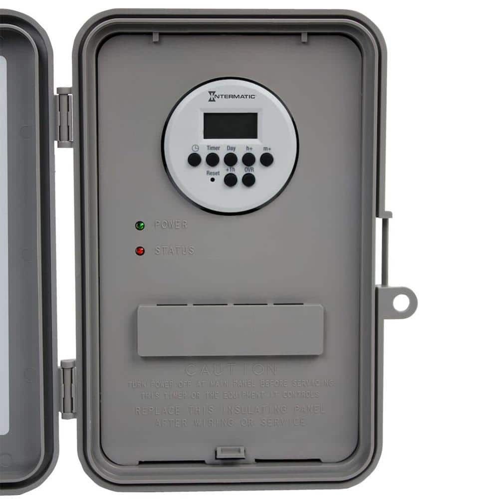 Intermatic 40 Amp Auto-Volt Digital Industrial Timer Switch - Gray (2)