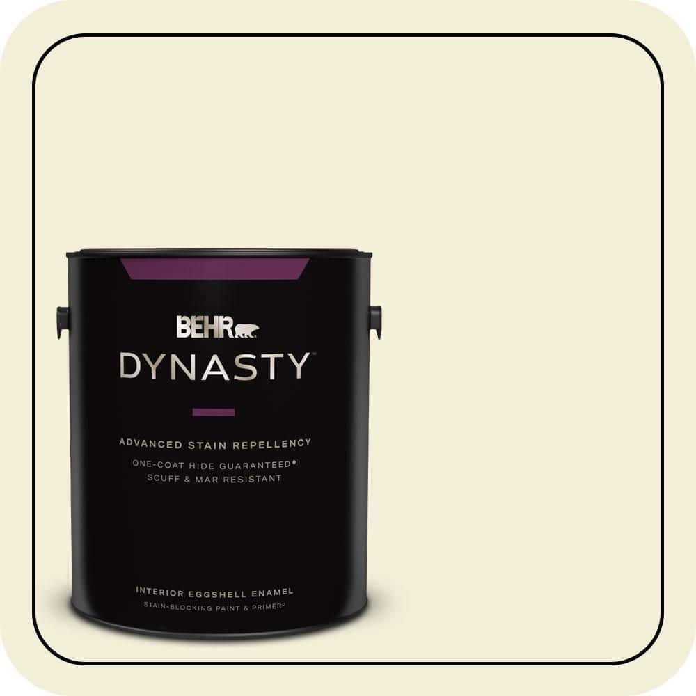 BEHR DYNASTY 1 gal. #PPU7-14 Apple Core Eggshell Enamel Interior Stain-Blocking Paint & Primer