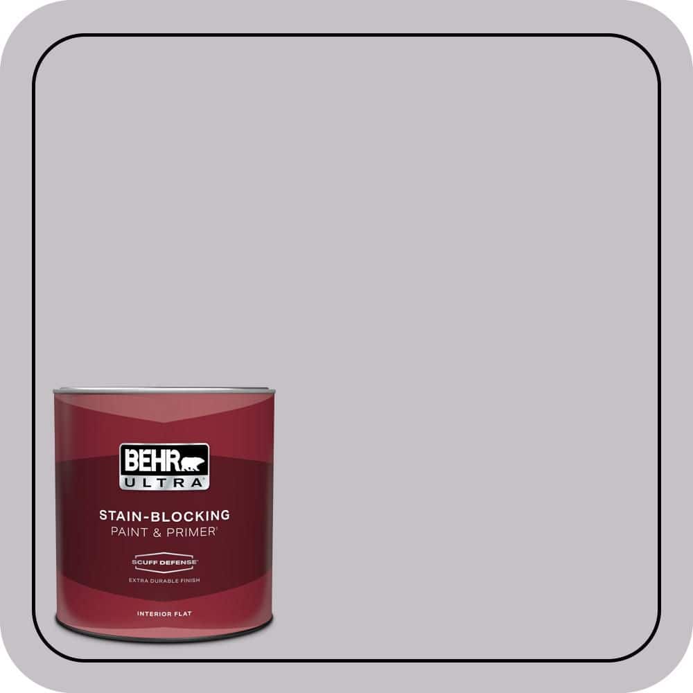 BEHR ULTRA 1 qt. #MQ5-32 Such Melodrama Extra Durable Flat Interior Paint & Primer