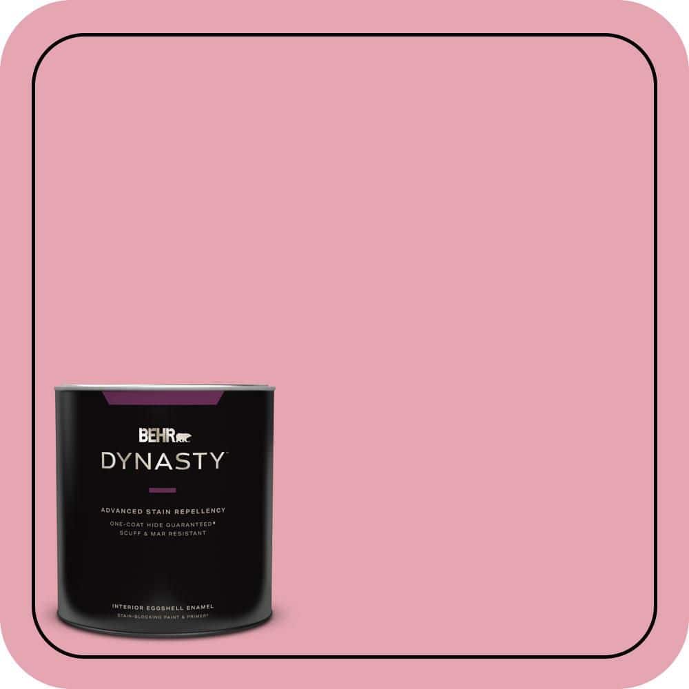 BEHR DYNASTY 1 qt. #P140-3 Love At First Sight Eggshell Enamel Interior Stain-Blocking Paint & Primer