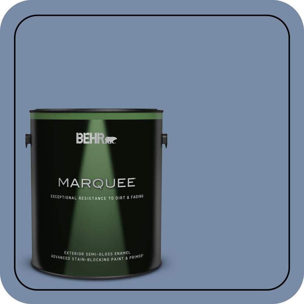 BEHR MARQUEE 1 gal. #590F-5 Magic Spell Semi-Gloss Enamel Exterior Paint & Primer