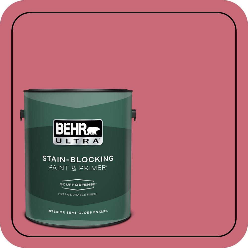 BEHR ULTRA 1 gal. #P140-5 Lovebirds Extra Durable Semi-Gloss Enamel Interior Paint & Primer (1)