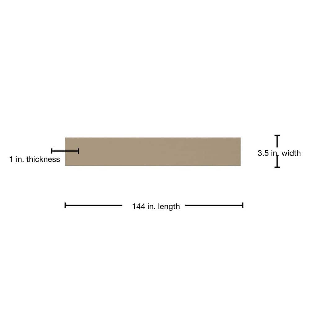 James Hardie Hardie Trim HZ10 1 in. x 3.5 in. x 12 ft. Primed Smooth Fiber Cement Trim Board (3)
