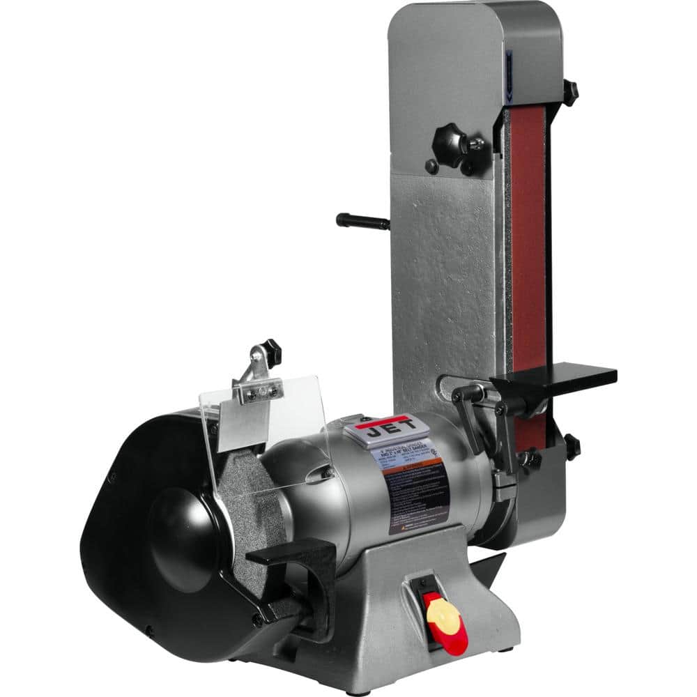 Jet Variable Speed Combination 8 in. Industrial Grinder and 2 in. x 48 in. Belt Sander 1HP 115-Volt, IBGB-248VS (2)