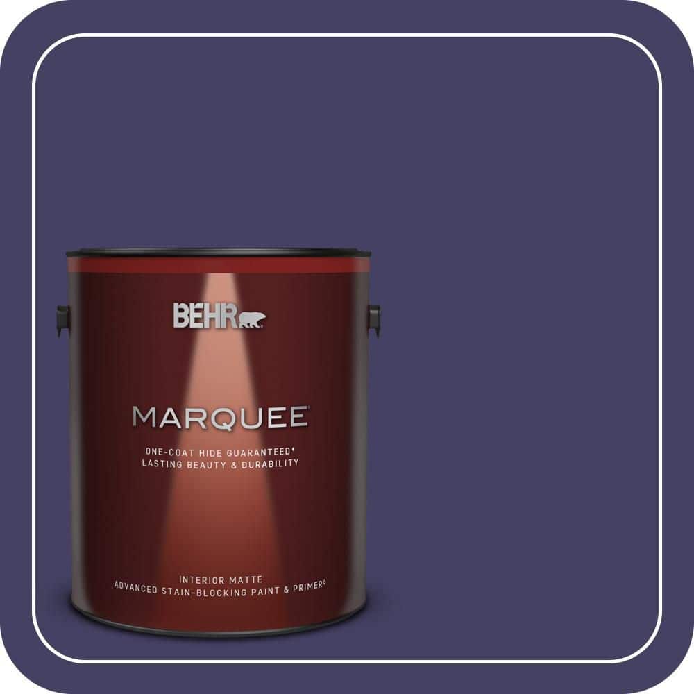 BEHR MARQUEE 1 gal. #MQ5-44 Heraldic One-Coat Hide Matte Interior Paint & Primer