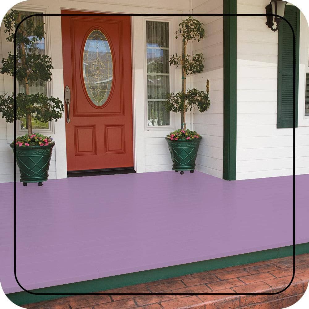 BEHR PREMIUM #P100-4 Low-Lustre Enamel Interior/Exterior Porch and Patio Floor Paint (2)