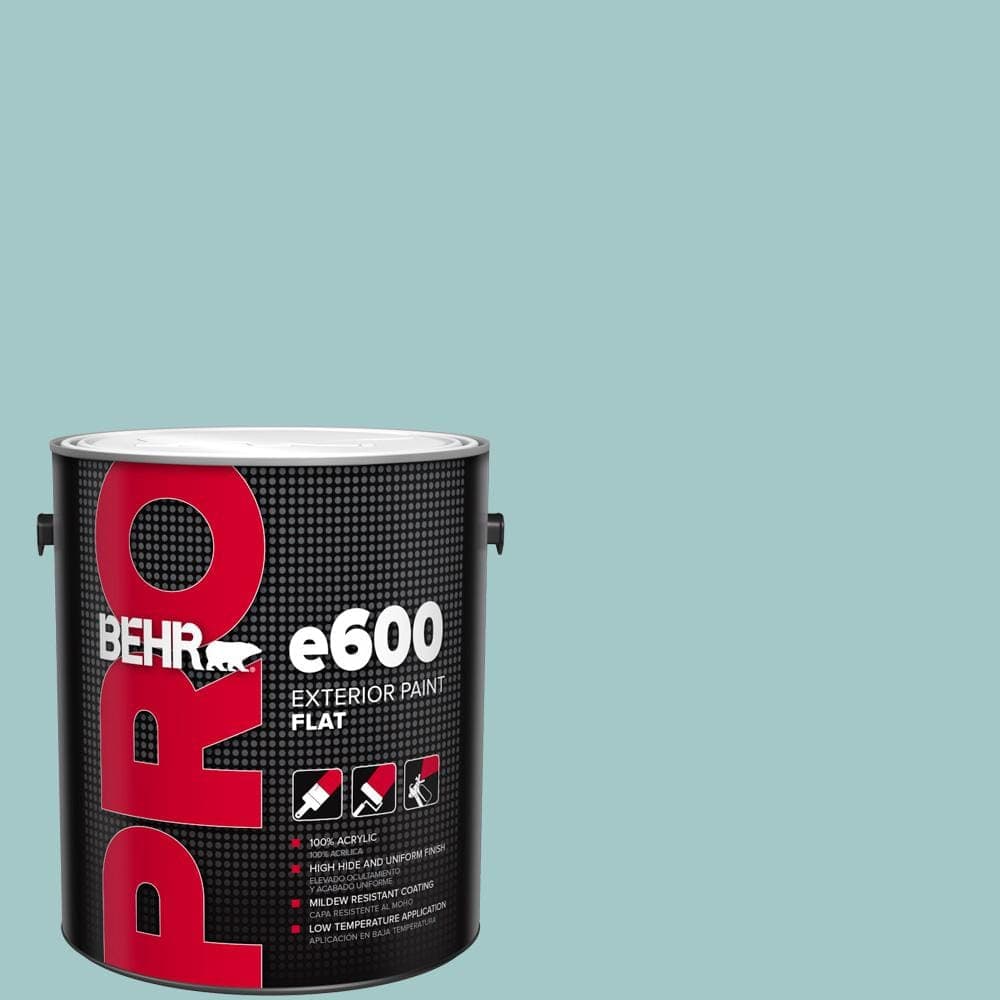 BEHR PRO 1 gal. #PPU13-10 Ocean Boulevard Flat Paint