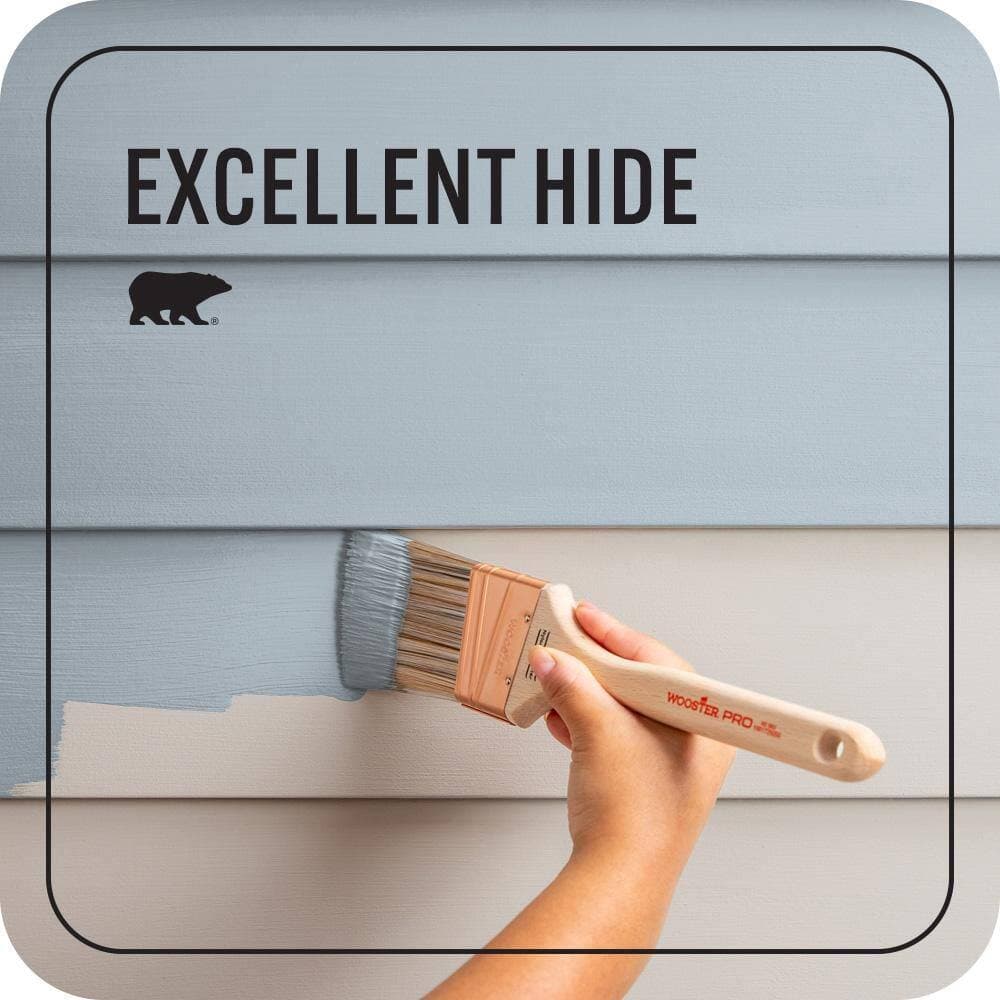 BEHR PREMIUM PLUS 1 gal. #PPU14-12 Hazy Skies Flat Exterior Paint & Primer (3)