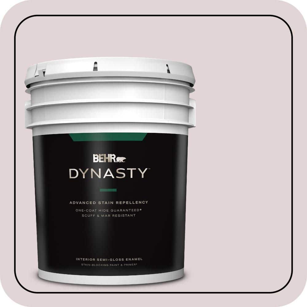 BEHR DYNASTY 5 gal. #N120-2 Razzberry Fizz Semi-Gloss Enamel Interior Stain-Blocking Paint & Primer