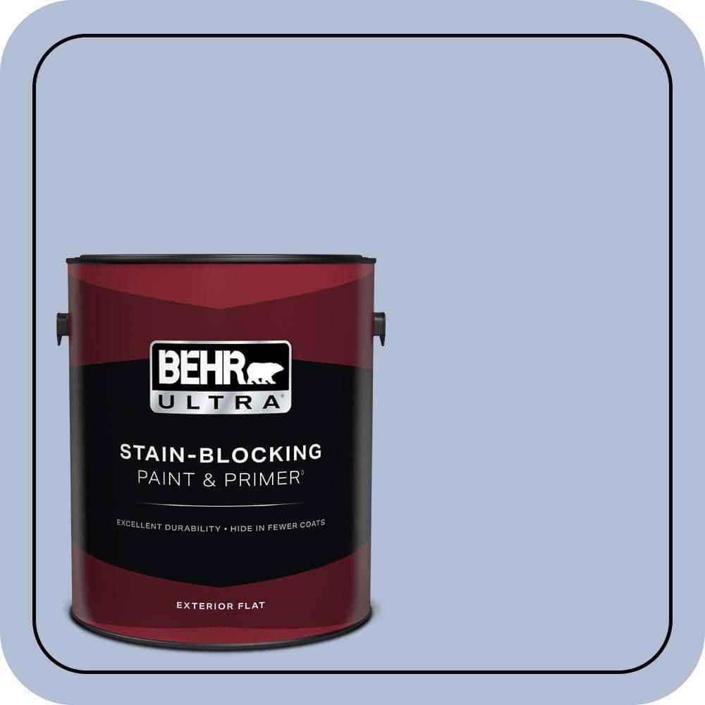BEHR ULTRA 1 gal. #MQ5-45 Movie Magic Flat Exterior Paint & Primer