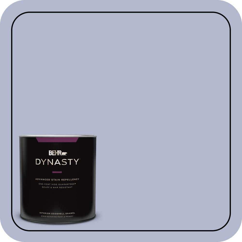 BEHR DYNASTY 1 qt. #620C-3 Purple Surf Eggshell Enamel Interior Stain-Blocking Paint & Primer