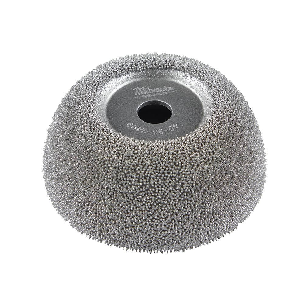 Milwaukee 2-1/2 in. Flared Contour Low Speed Tire Buffing Wheel (3)