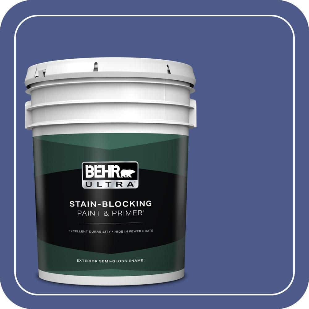BEHR ULTRA 5 gal. #S-G-610 Gem Semi-Gloss Enamel Exterior Paint & Primer (1)