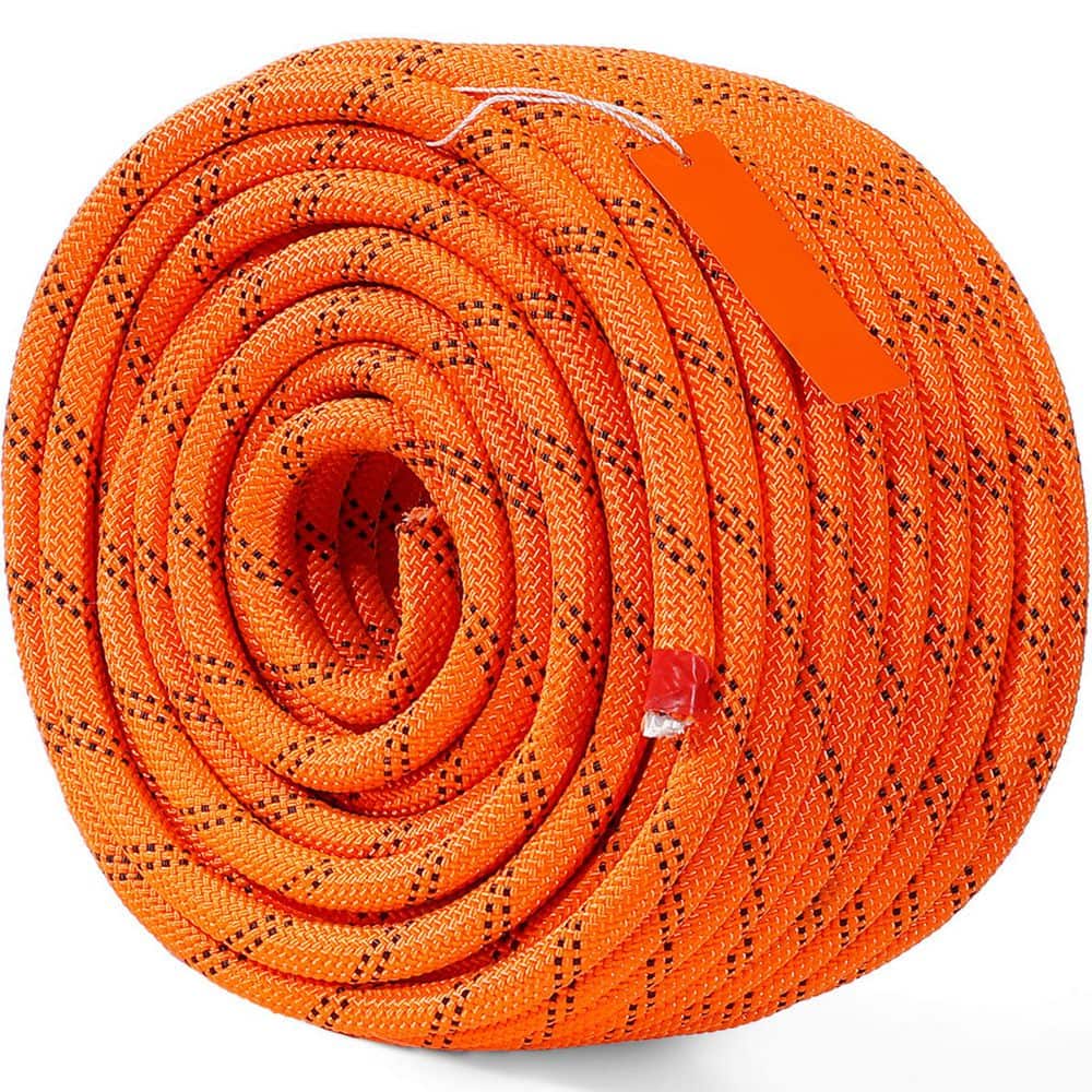 SKYSHALO Dual Twisted Polyester Cord, 1/2 in. 120 ft. Length, 48-Strand, 8000 lbs. Tensile Strength, Multi-Use Outdoor Rope Woven (1)