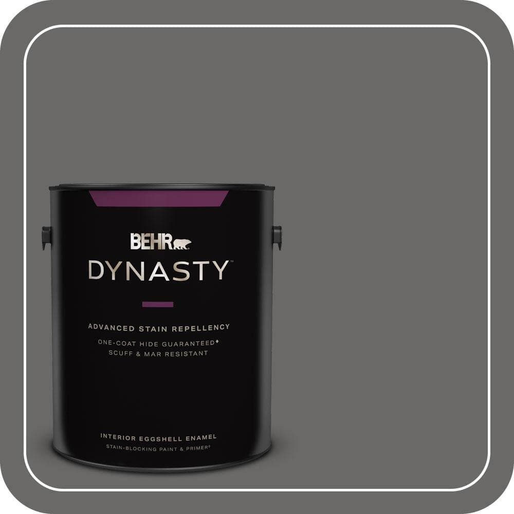 BEHR DYNASTY 1 gal. #T11-5 Not so Innocent Eggshell Enamel Interior Stain-Blocking Paint & Primer