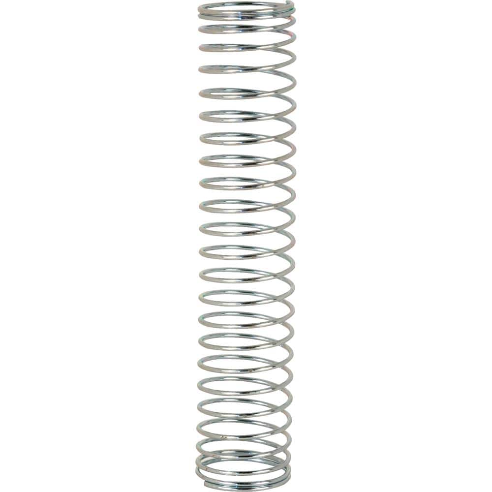 Prime-Line Compression Spring, Spring Steel Construction, Nickel-Plated Finish, .041 GA x 23/32 in. x 3-1/2 in., (2-Pack)