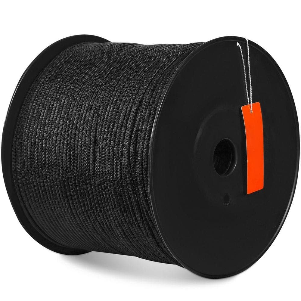 SKYSHALO Durable Nylon Polyester Cord, 3/16 in. x 1000 ft. 720 lbs. Load Capacity, Multi-Purpose Rope for Outdoor, Woven (1)
