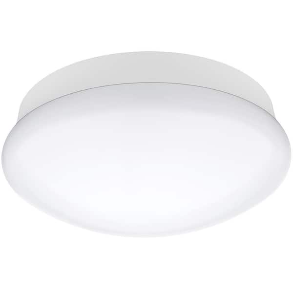 Commercial Electric Spin Light 11 in. Closet Light LED Flush Mount Ceiling Light 1600 Lumens 22W Bright White 4000K E26 Base or Hardwire