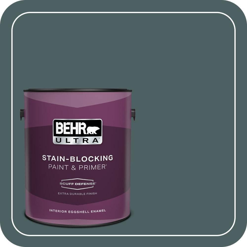 BEHR ULTRA 1 gal. #PPU12-20 Underwater color Extra Durable Eggshell Enamel Interior Paint & Primer