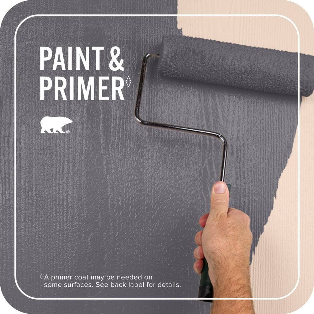 BEHR PREMIUM PLUS 1 gal. #N550-6 Alter Ego Semi-Gloss Enamel Exterior Paint & Primer (3)