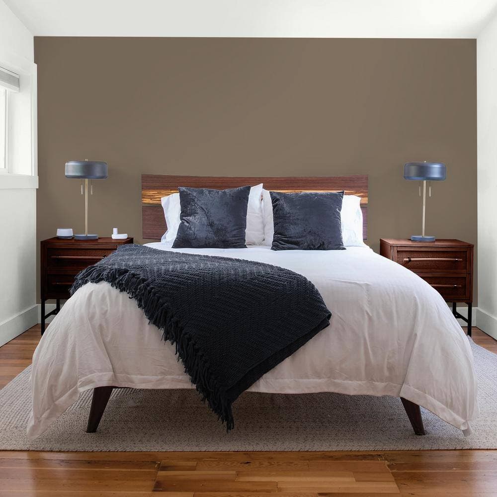 Glidden Essentials 1 gal. PPG1021-6 Curlew Flat Interior Paint (4)