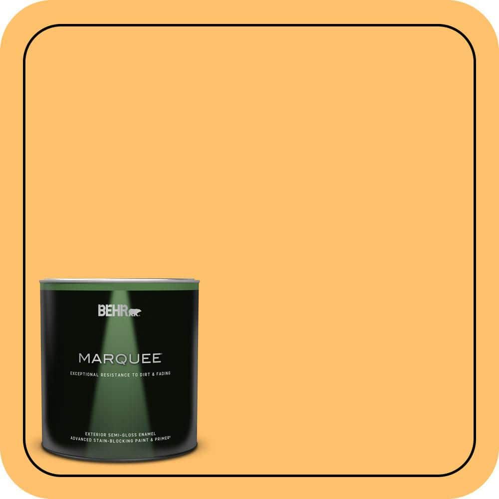 BEHR MARQUEE 1 qt. #P250-5 Solar Storm Semi-Gloss Enamel Exterior Paint & Primer (1)